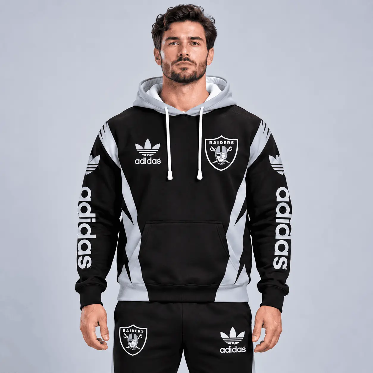 Las Vegas Raiders | Premium NFL Team Spirit Athletic Tracksuit Set TD - Image 2