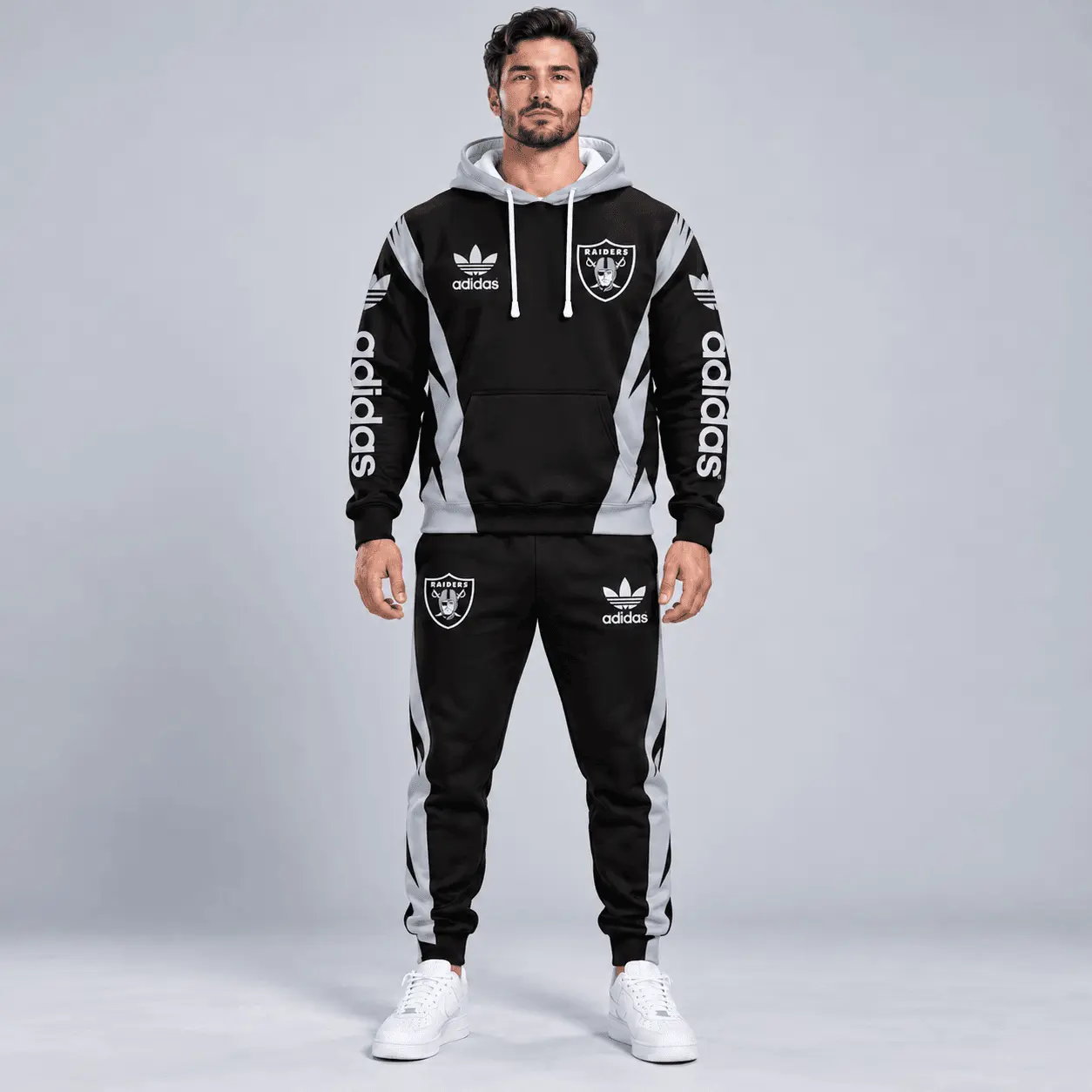 Las Vegas Raiders | Premium NFL Team Spirit Athletic Tracksuit Set TD