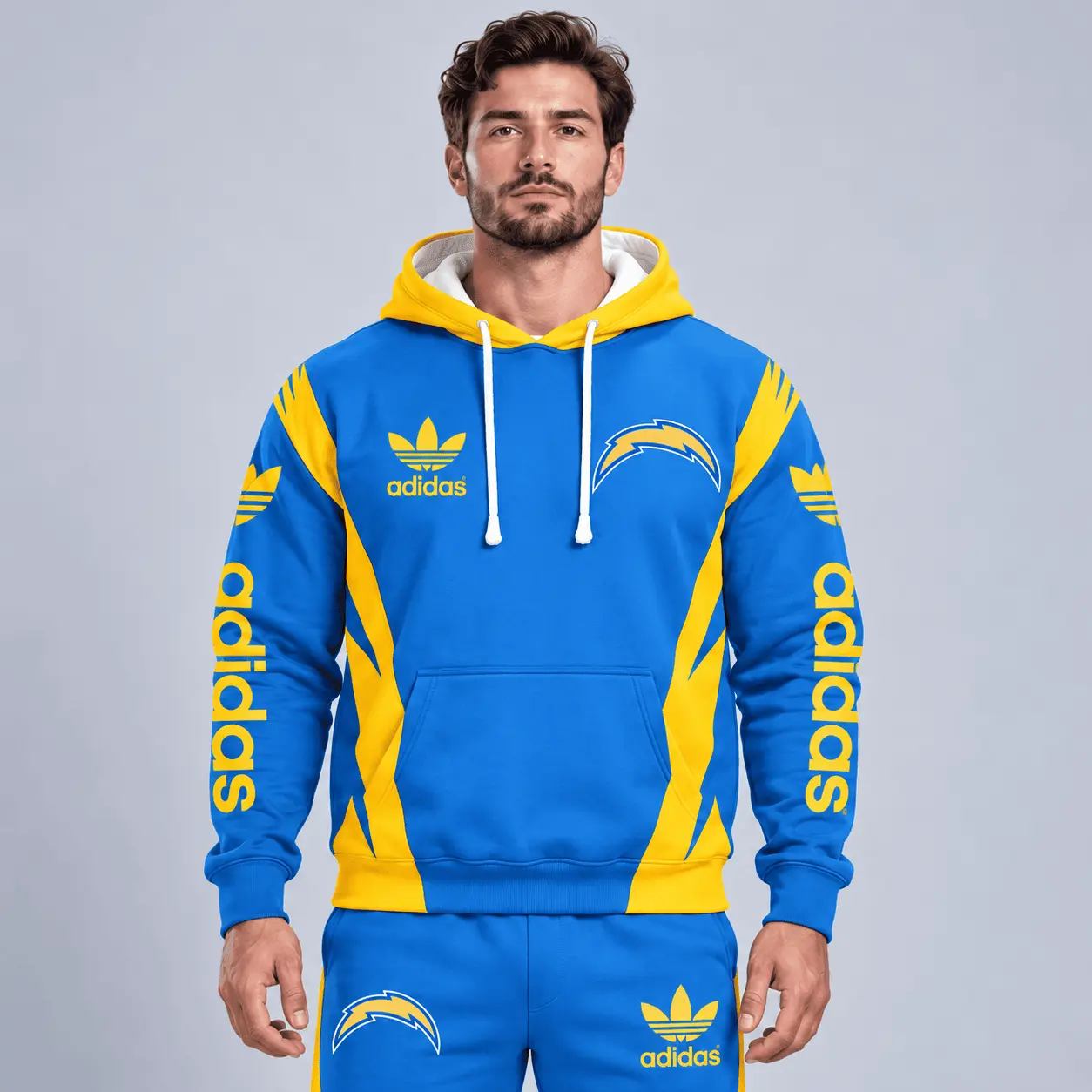 Los Angeles Chargers | Premium NFL Team Spirit Athletic Tracksuit Set TD - Image 2