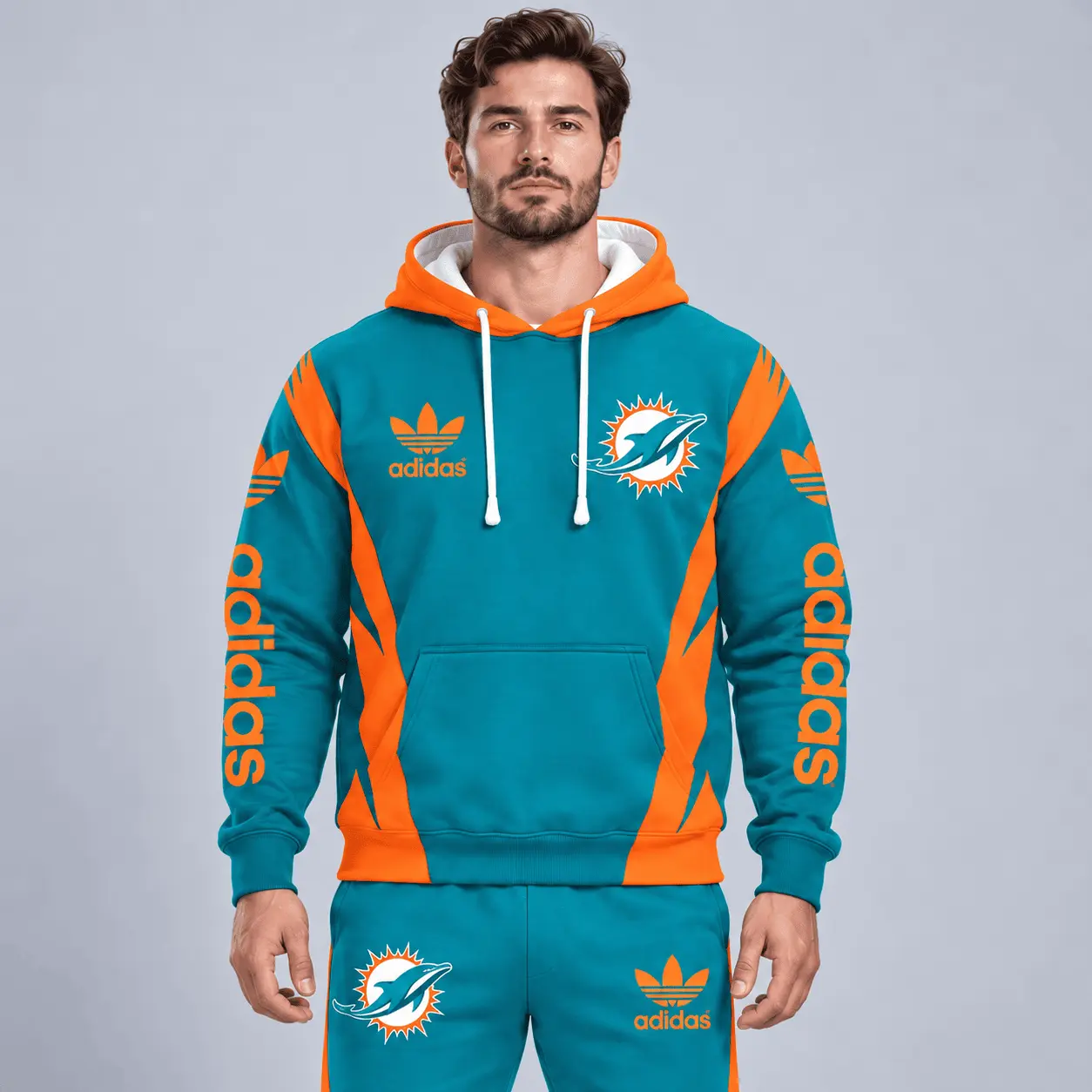 Miami Dolphins | Premium NFL Team Spirit Athletic Tracksuit Set TD - Image 2