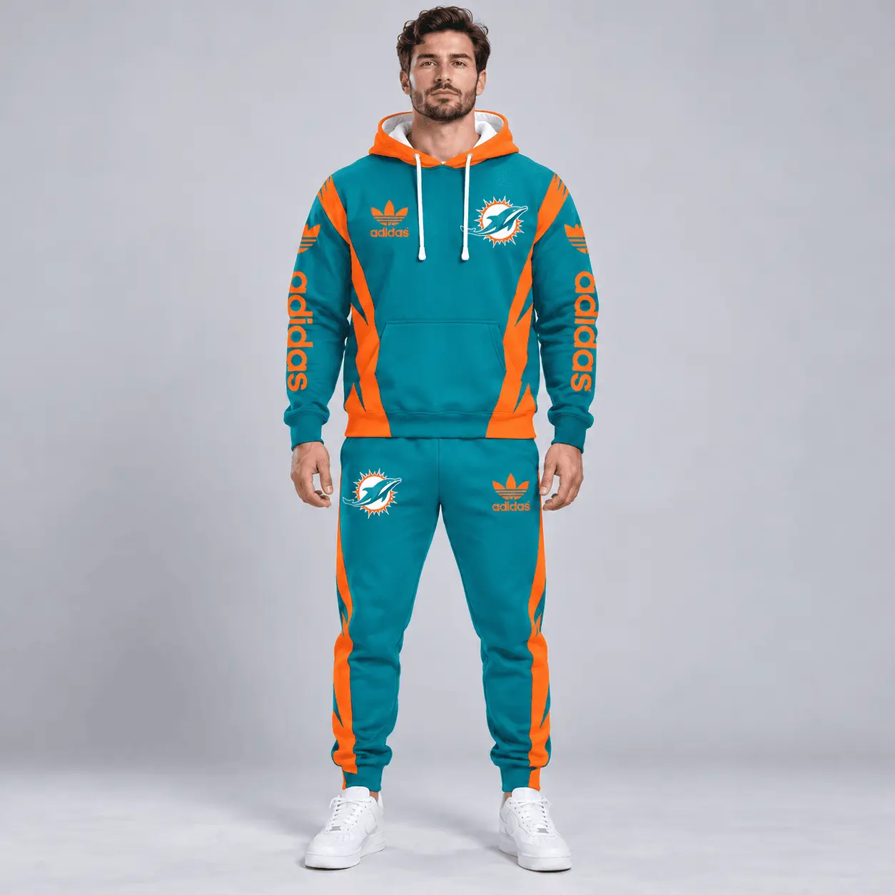 Miami Dolphins | Premium NFL Team Spirit Athletic Tracksuit Set TD