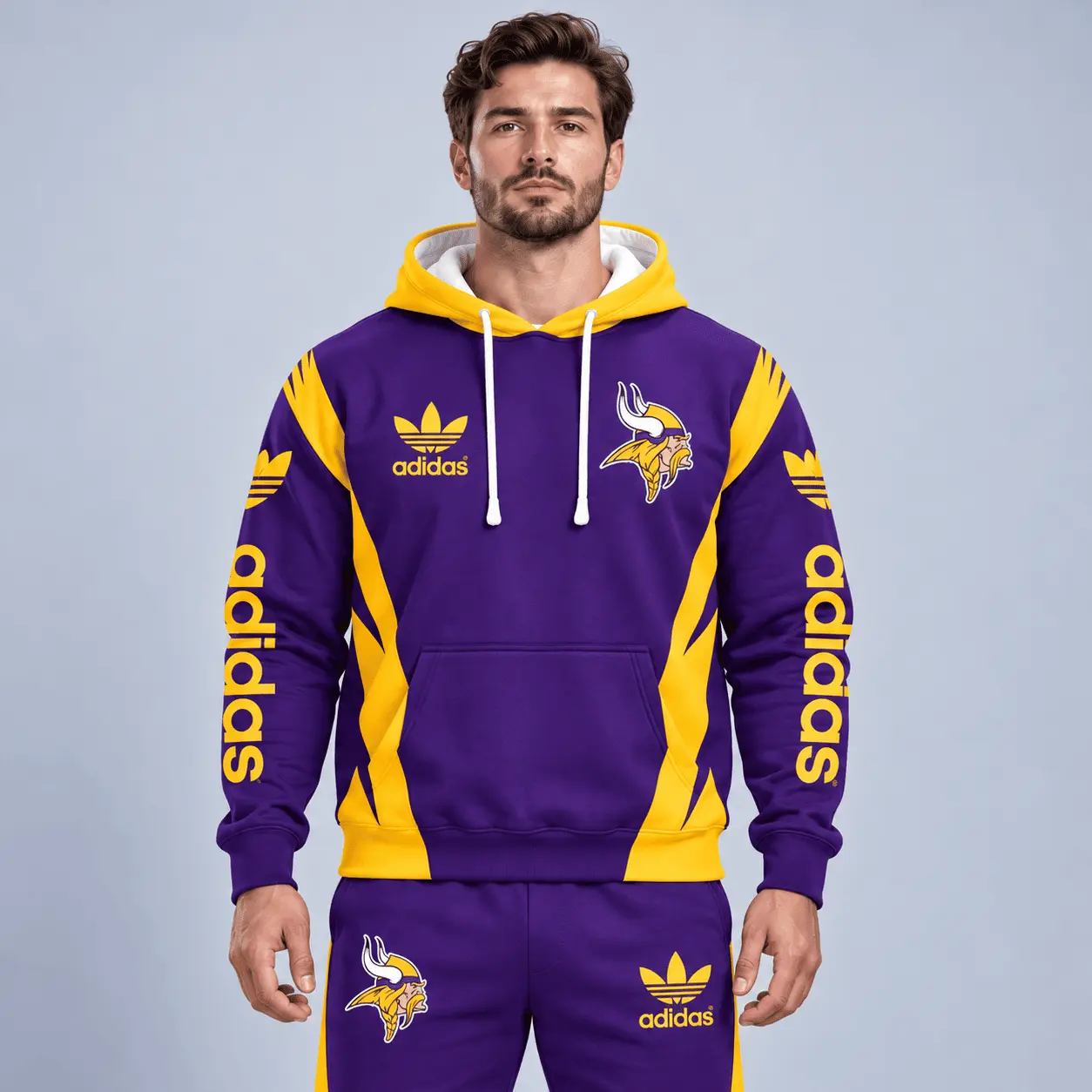Minnesota Vikings | Premium NFL Team Spirit Athletic Tracksuit Set TD - Image 2