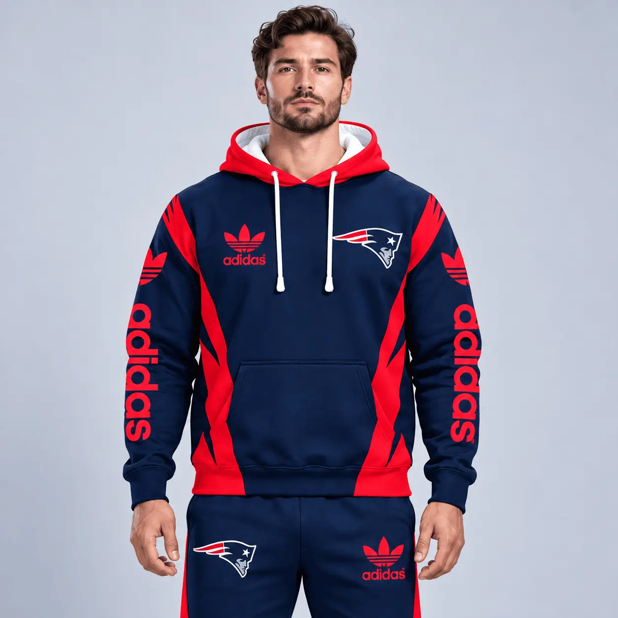 New England Patriots | Premium NFL Team Spirit Athletic Tracksuit Set TD - Image 2