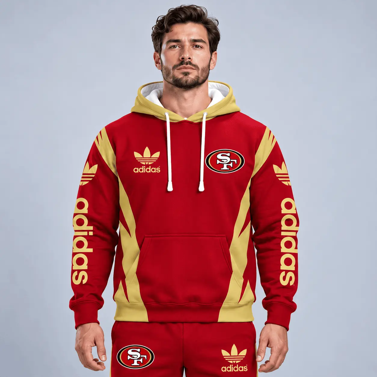 San Francisco 49ers | Premium NFL Team Spirit Athletic Tracksuit Set TD - Image 2