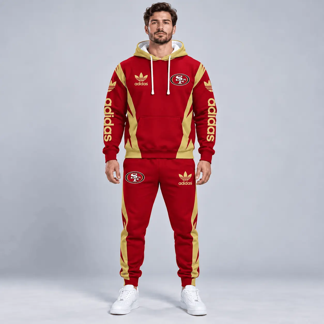 San Francisco 49ers | Premium NFL Team Spirit Athletic Tracksuit Set TD