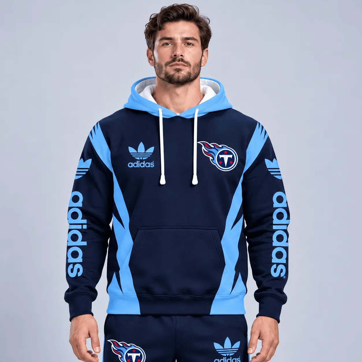 Tennessee Titans | Premium NFL Team Spirit Athletic Tracksuit Set TD - Image 2