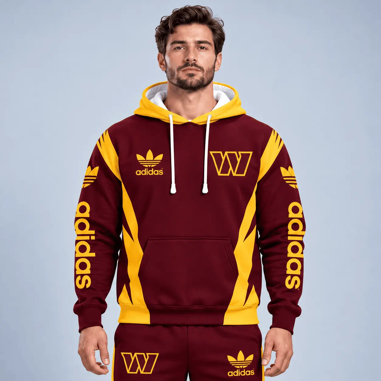 Washington Commanders | Premium NFL Team Spirit Athletic Tracksuit Set TD - Image 2