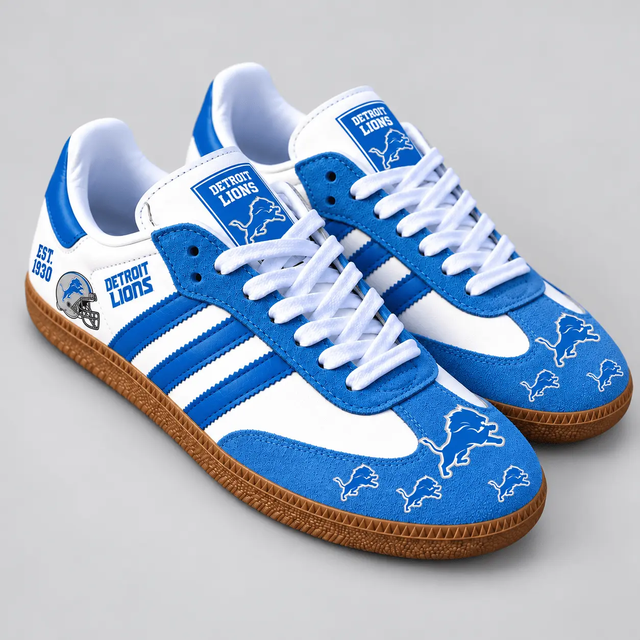 Detroit Lions | Premium NFL Team Spirit Heritage Samba Shoes TD