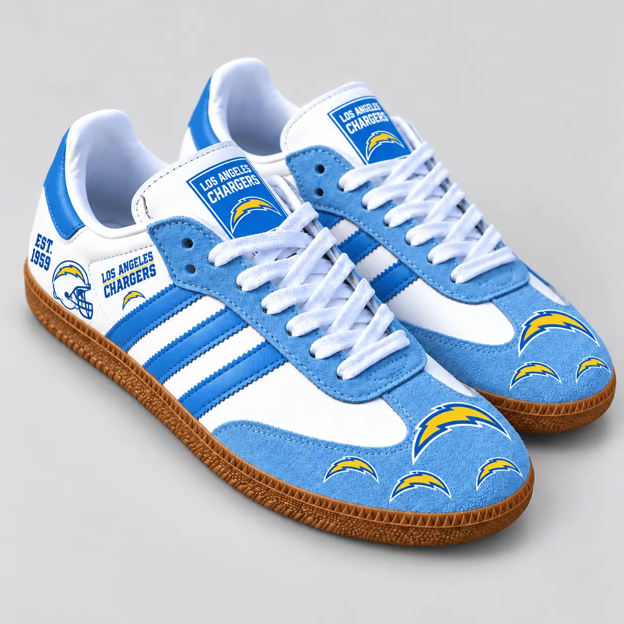 Los Angeles Chargers | Premium NFL Team Spirit Heritage Samba Shoes TD