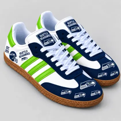 Seattle Seahawks | Premium NFL Team Spirit Heritage Samba Shoes TD