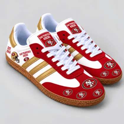 San Francisco 49ers | Premium NFL Team Spirit Heritage Samba Shoes TD