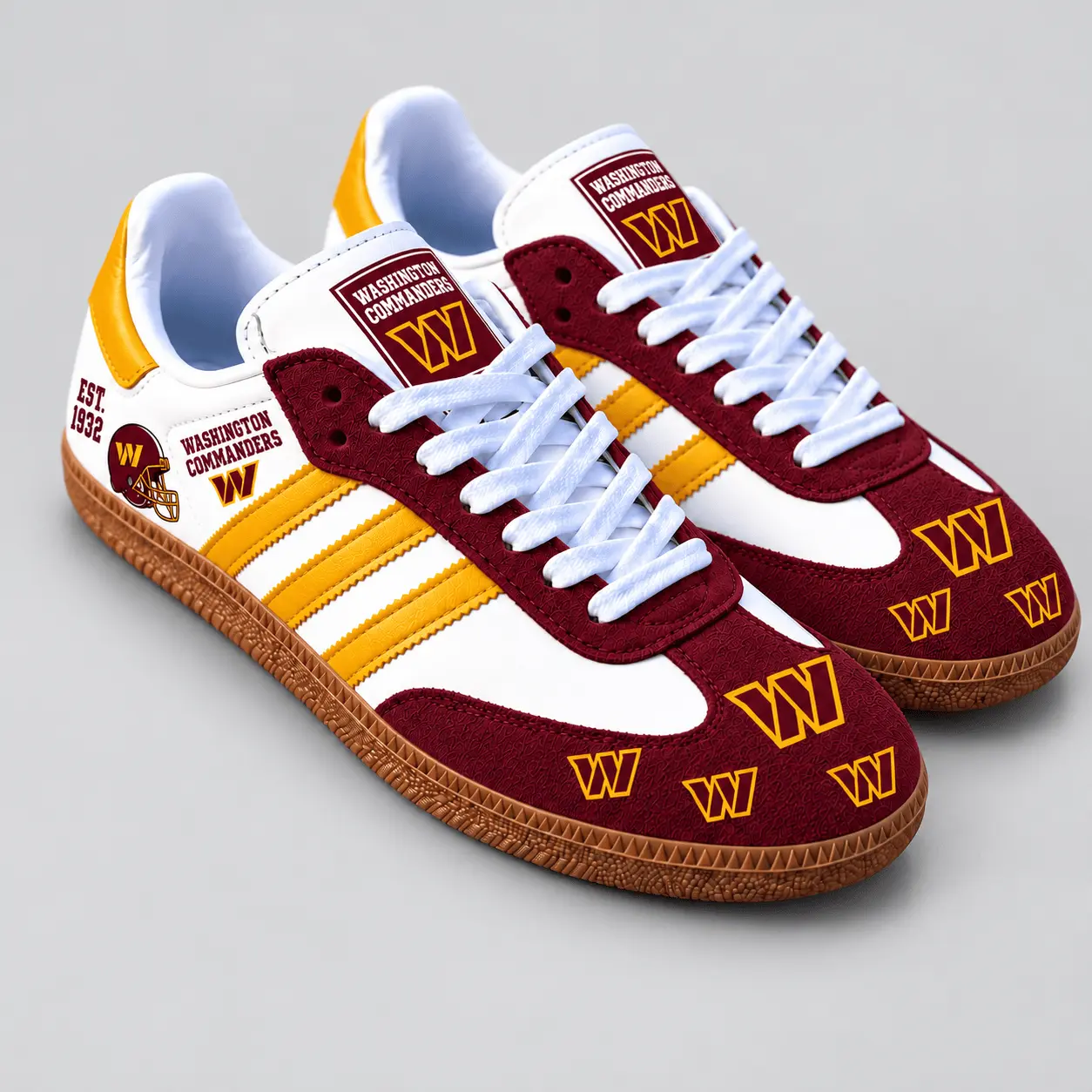 Washington Commanders | Premium NFL Team Spirit Heritage Samba Shoes TD