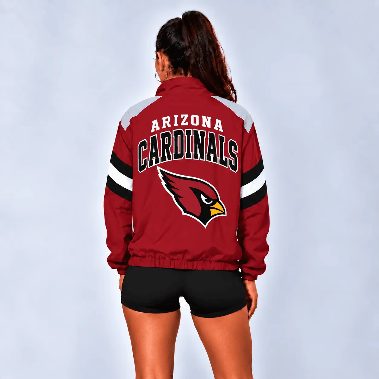 Arizona Cardinals | Premium NFL Retro Colorblock Zipper Jackets NTT - Image 3