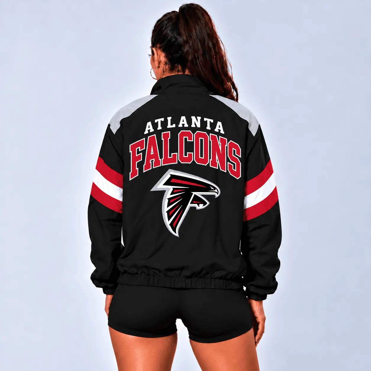 Atlanta Falcons | Premium NFL Retro Colorblock Zipper Jackets NTT - Image 3