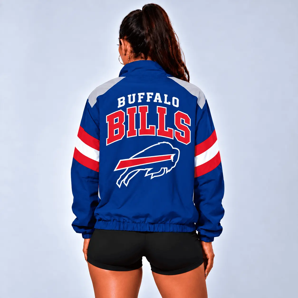 Buffalo Bills | Premium NFL Retro Colorblock Zipper Jackets NTT - Image 3