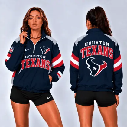 Houston Texans | Premium NFL Retro Colorblock Zipper Jackets NTT
