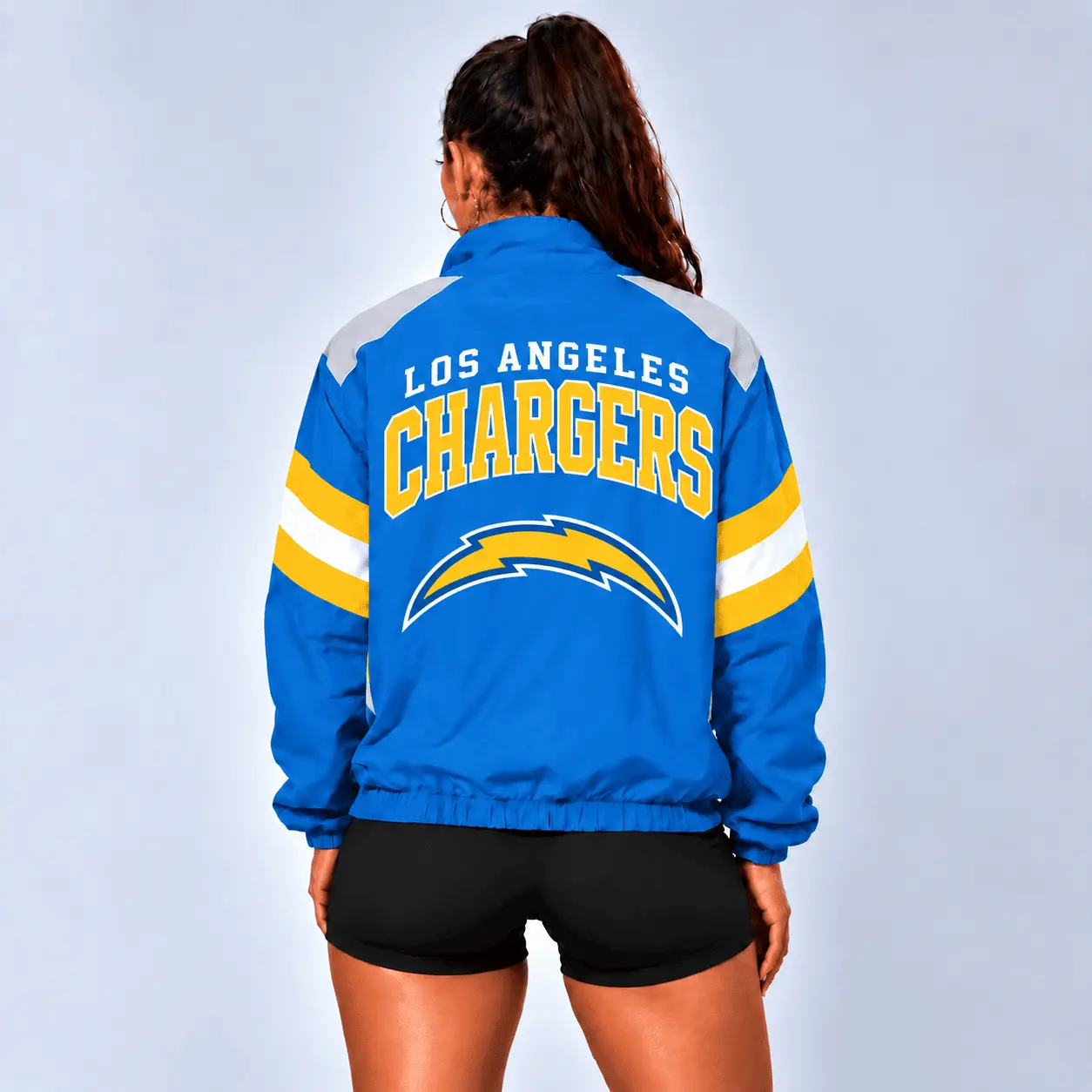 Los Angeles Chargers | Premium NFL Retro Colorblock Zipper Jackets NTT - Image 3