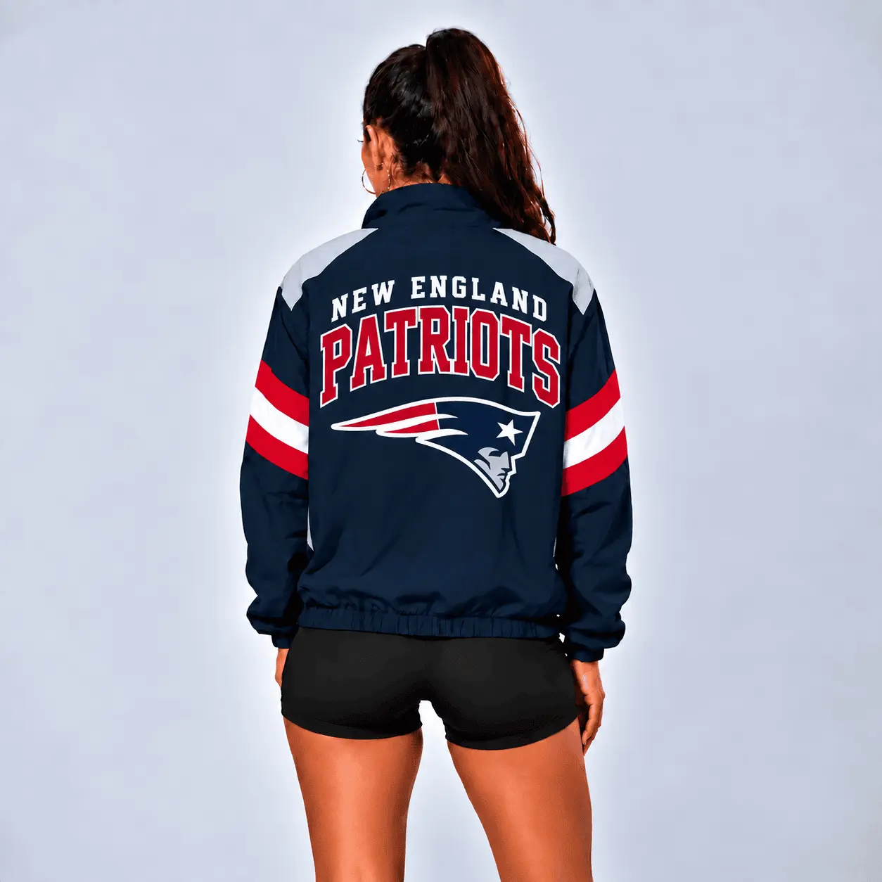 New England Patriots | Premium NFL Retro Colorblock Zipper Jackets NTT - Image 3