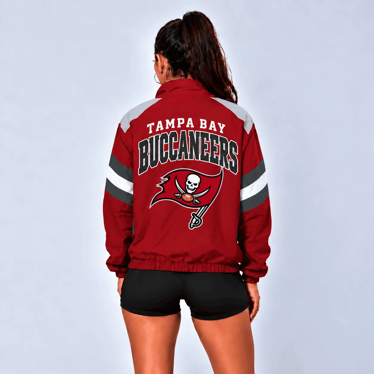 Tampa Bay Buccaneers | Premium NFL Retro Colorblock Zipper Jackets NTT - Image 3