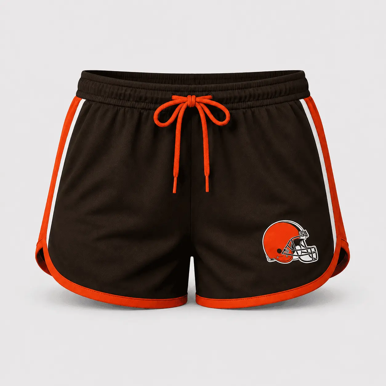 Cleveland Browns | Premium NFL Women's Gridiron Comfort V-neck & Short Set NTD - Image 4