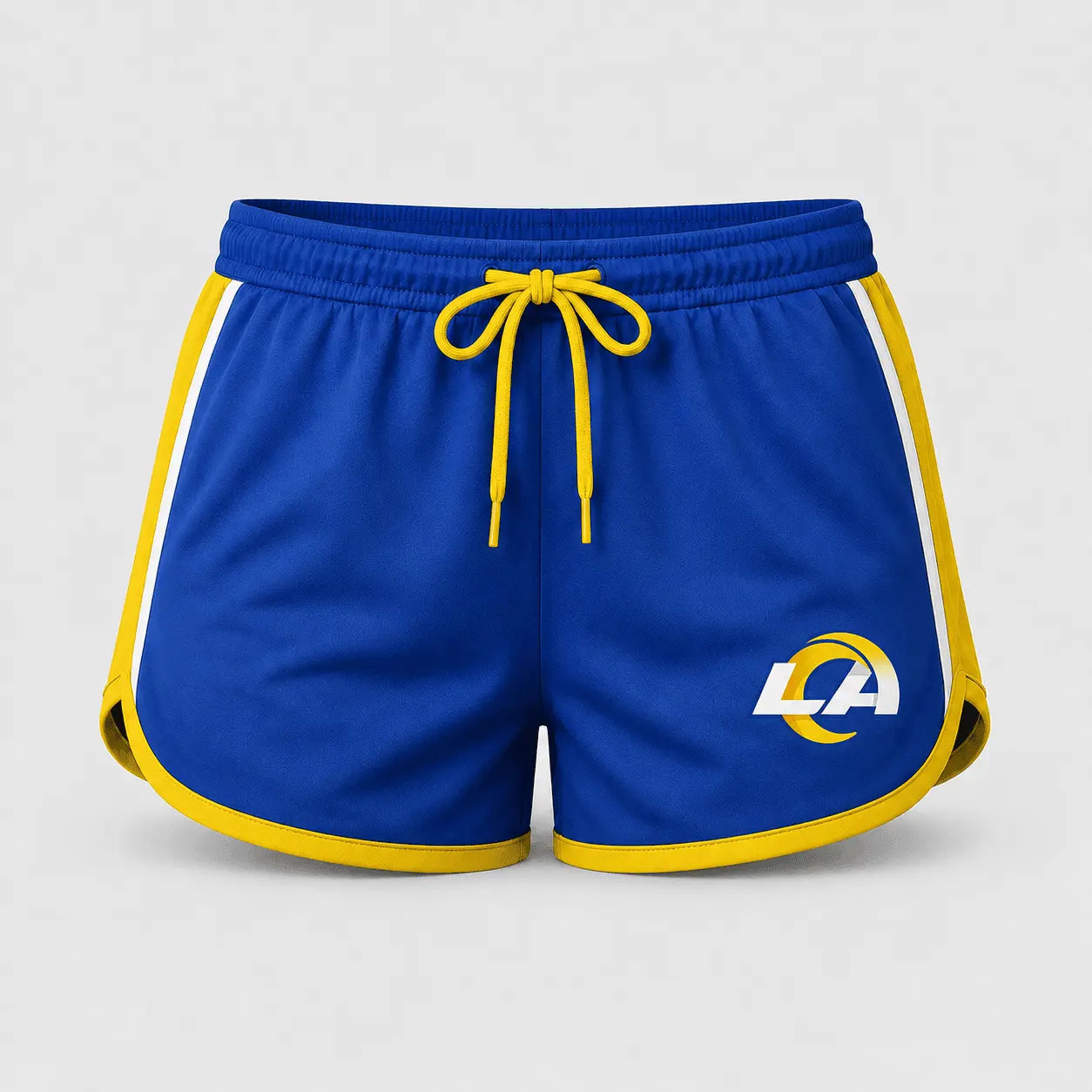 Los Angeles Rams | Premium NFL Women's Gridiron Comfort V-neck & Short Set NTD - Image 4