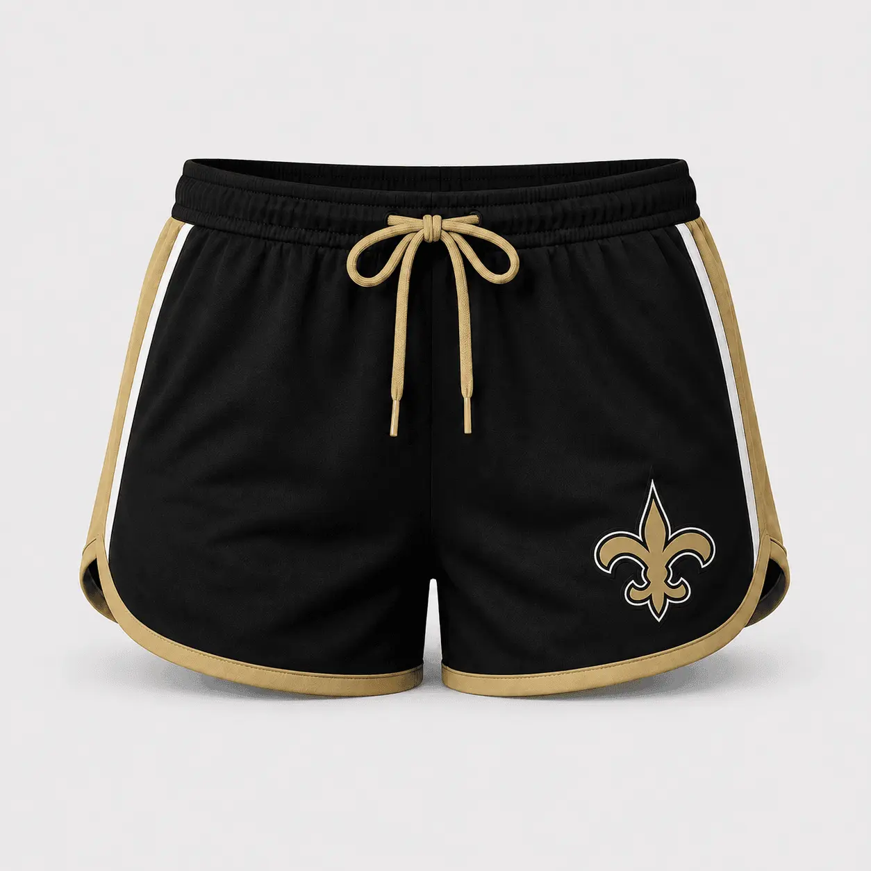 New Orleans Saints | Premium NFL Women's Gridiron Comfort V-neck & Short Set NTD - Image 4