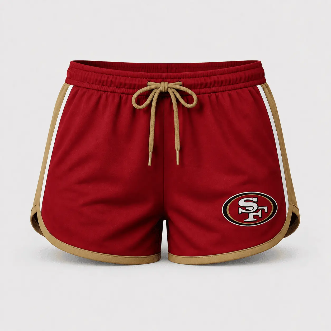 San Francisco 49ers | Premium NFL Women's Gridiron Comfort V-neck & Short Set NTD - Image 4