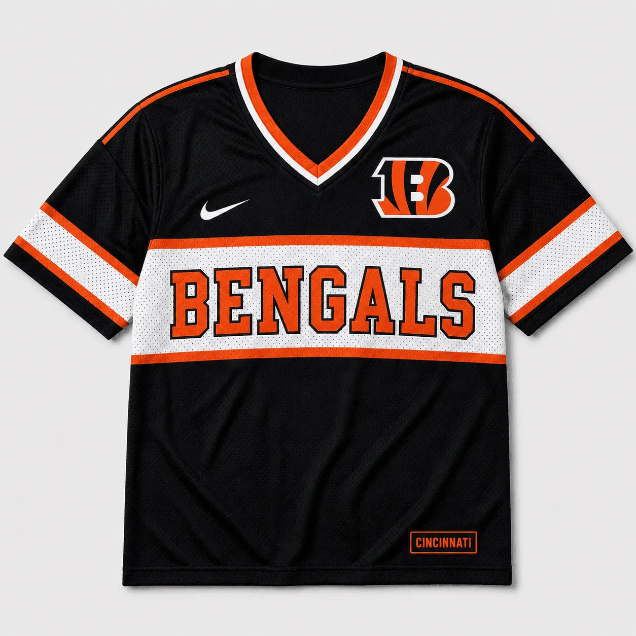 Cincinnati Bengals | Premium NFL Varsity Game Day V-Neck Jersey NTD - Image 2