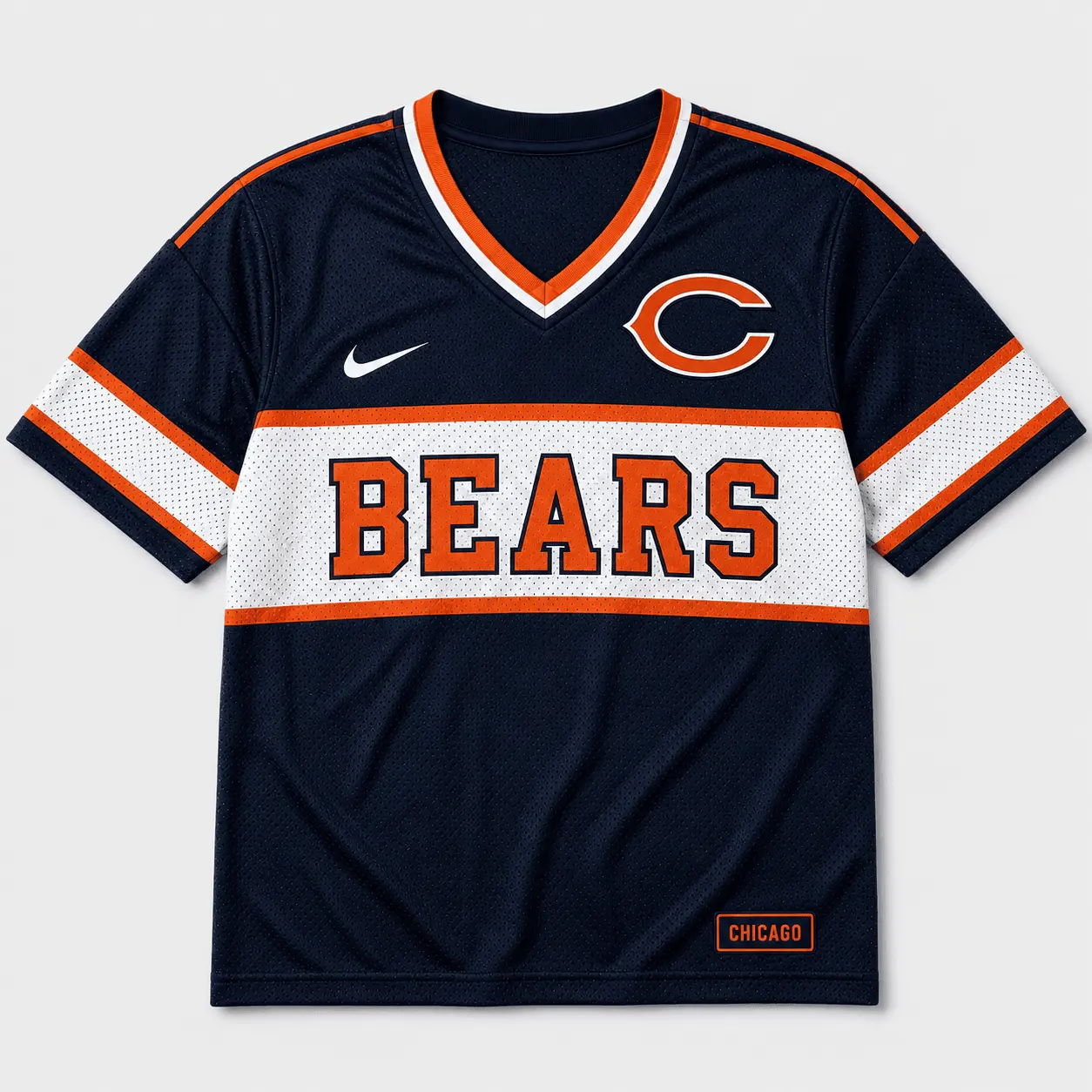 Chicago Bears | Premium NFL Varsity Game Day V-Neck Jersey NTD - Image 2