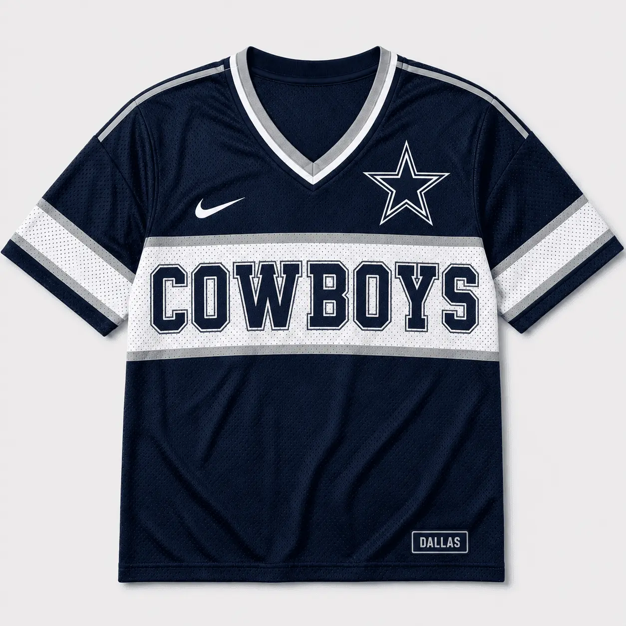 Dallas Cowboys | Premium NFL Varsity Game Day V-Neck Jersey NTD - Image 2