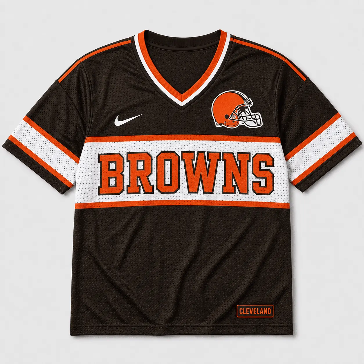 Cleveland Browns | Premium NFL Varsity Game Day V-Neck Jersey NTD - Image 2