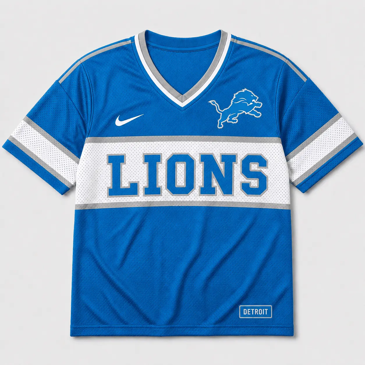 Detroit Lions | Premium NFL Varsity Game Day V-Neck Jersey NTD - Image 2