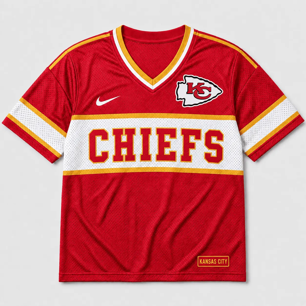 Kansas City Chiefs | Premium NFL Varsity Game Day V-Neck Jersey NTD - Image 2