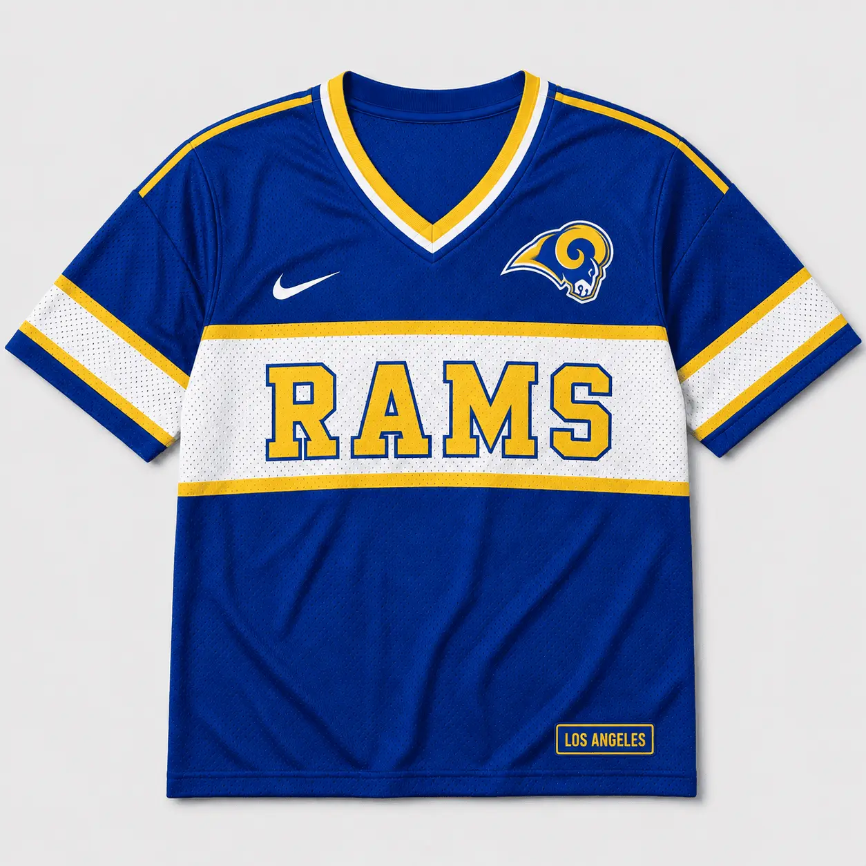 Los Angeles Rams | Premium NFL Varsity Game Day V-Neck Jersey NTD - Image 2