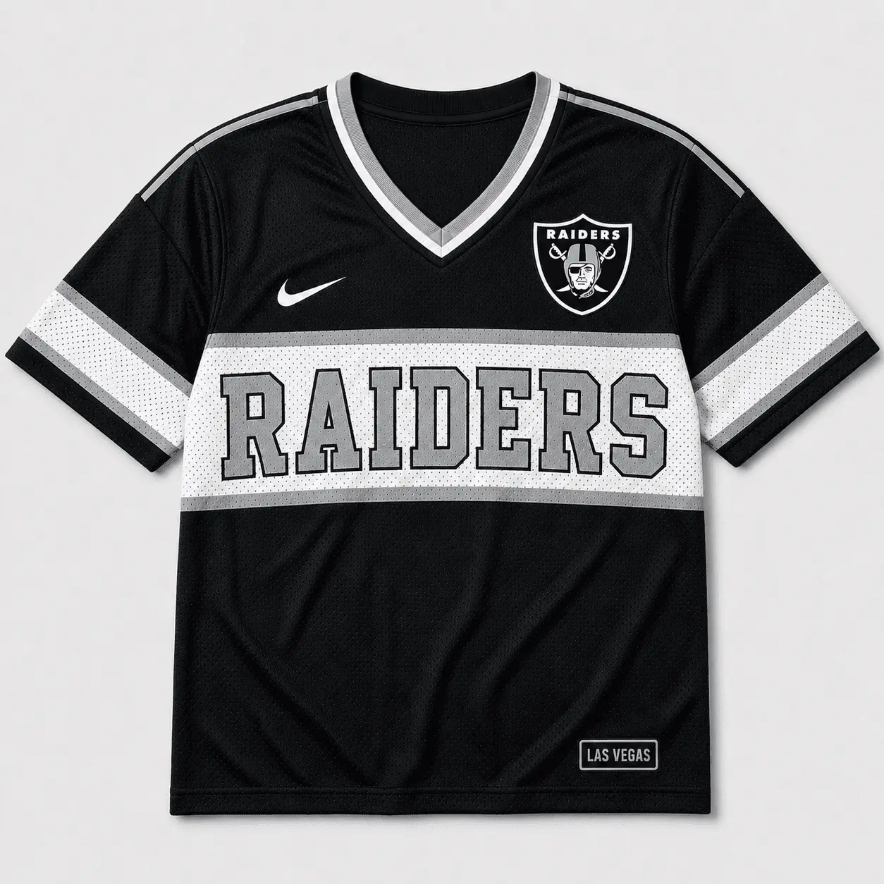 Las Vegas Raiders | Premium NFL Varsity Game Day V-Neck Jersey NTD - Image 2