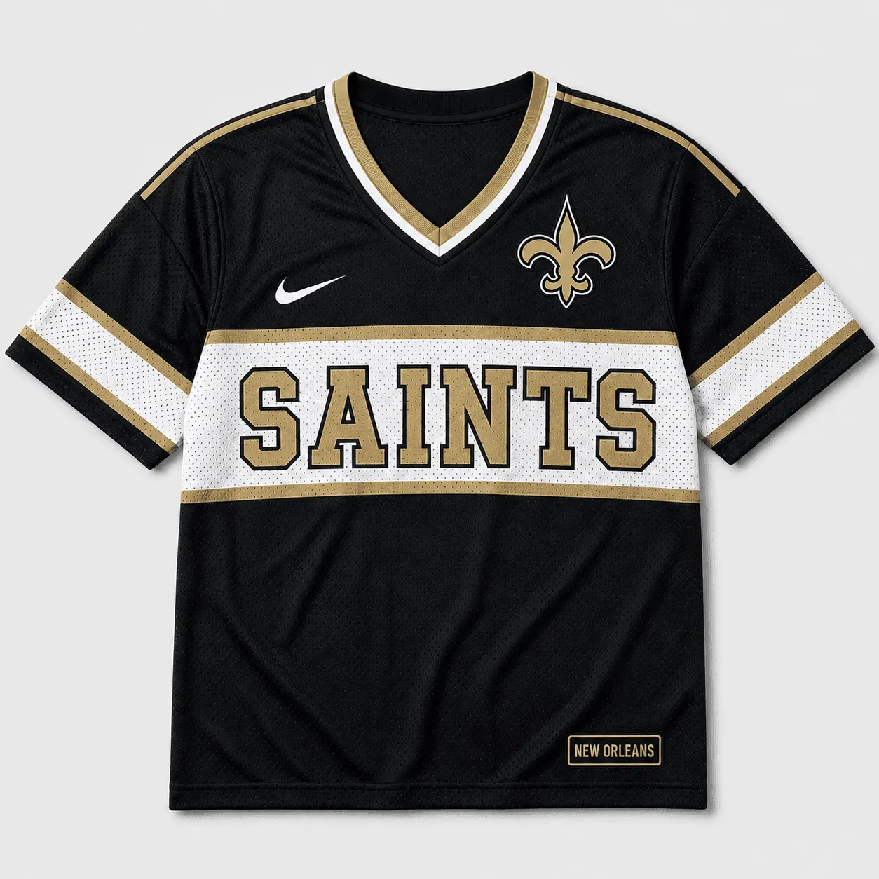 New Orleans Saints | Premium NFL Varsity Game Day V-Neck Jersey NTD - Image 2