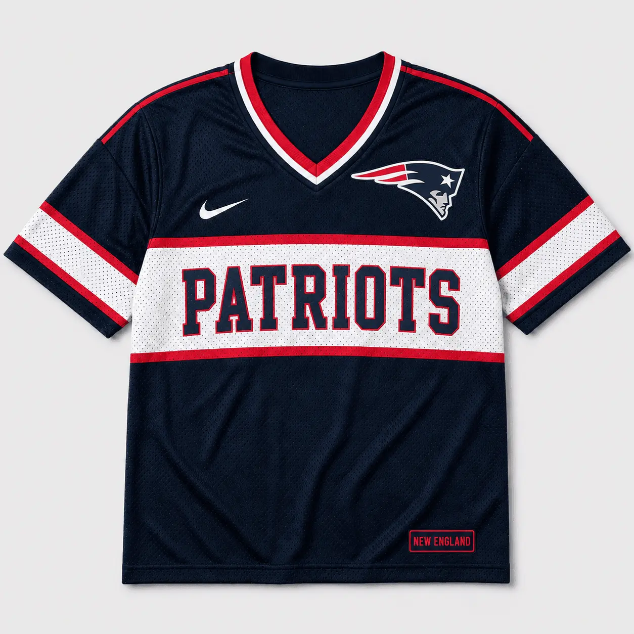New England Patriots | Premium NFL Varsity Game Day V-Neck Jersey NTD - Image 2