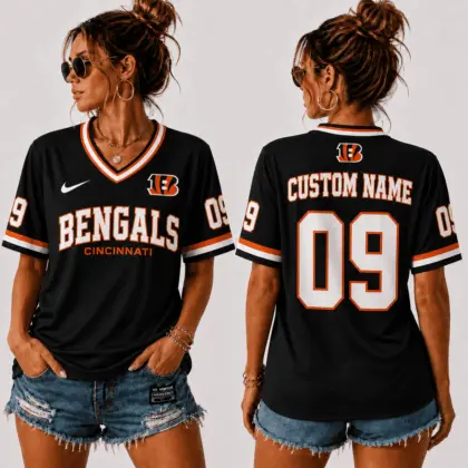Cincinnati Bengals | Premium NFL Sunday Street V-Neck Jersey NTT