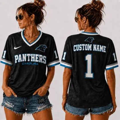 Carolina Panthers | Premium NFL Sunday Street V-Neck Jersey NTT