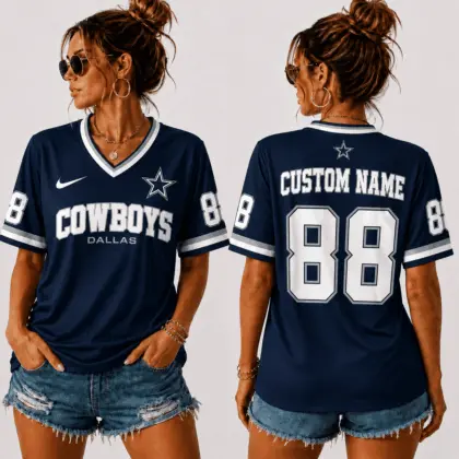Dallas Cowboys | Premium NFL Sunday Street V-Neck Jersey NTT