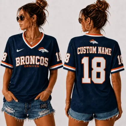 Denver Broncos | Premium NFL Sunday Street V-Neck Jersey NTT