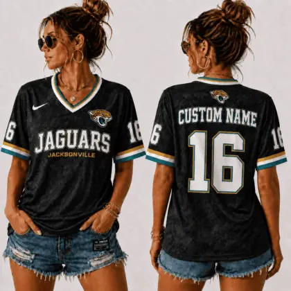 Jacksonville Jaguars | Premium NFL Sunday Street V-Neck Jersey NTT