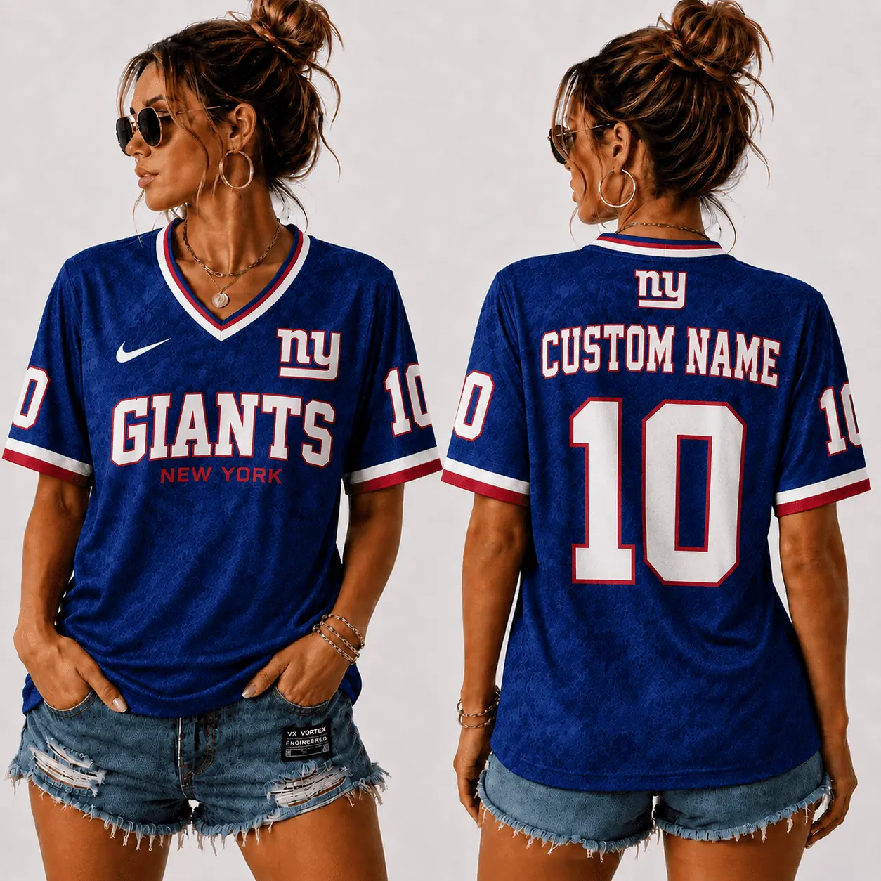 New York Giants | Premium NFL Sunday Street V-Neck Jersey NTT