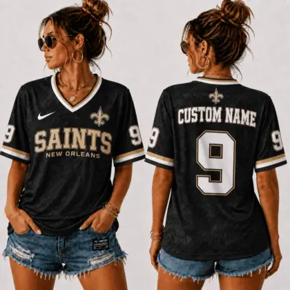 New Orleans Saints | Premium NFL Sunday Street V-Neck Jersey NTT