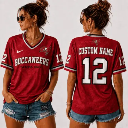 Tampa Bay Buccaneers | Premium NFL Sunday Street V-Neck Jersey NTT