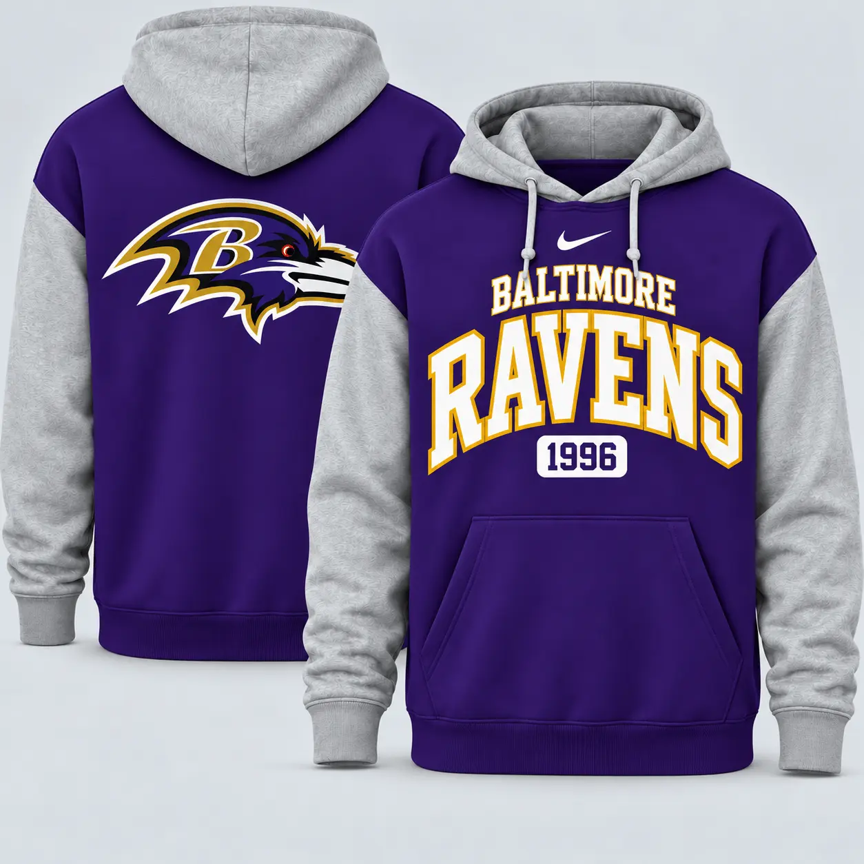 Baltimore Ravens | Premium NFL Team Spirit Established Year Hoodie TD
