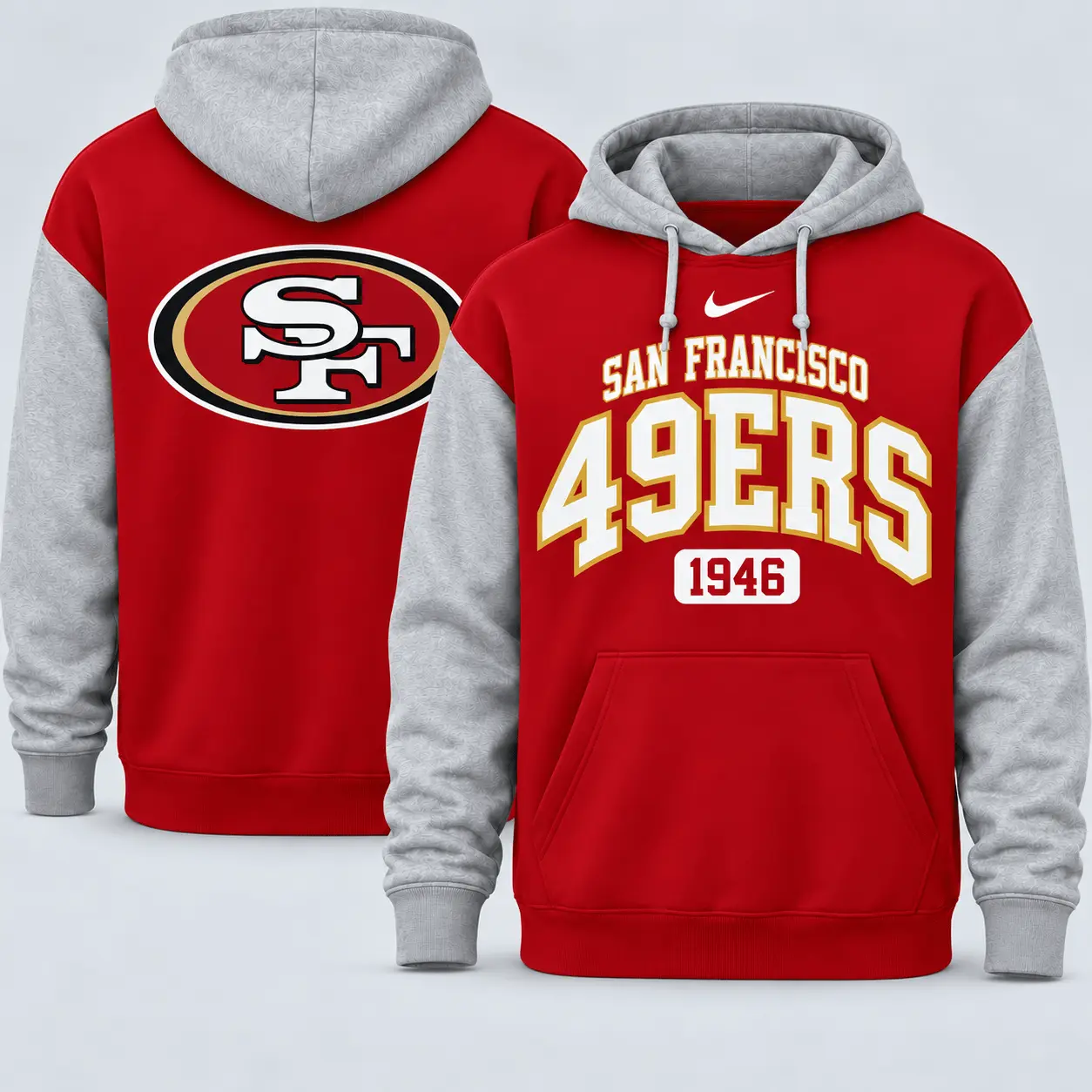 San Francisco 49ers | Premium NFL Team Spirit Established Year Hoodie TD