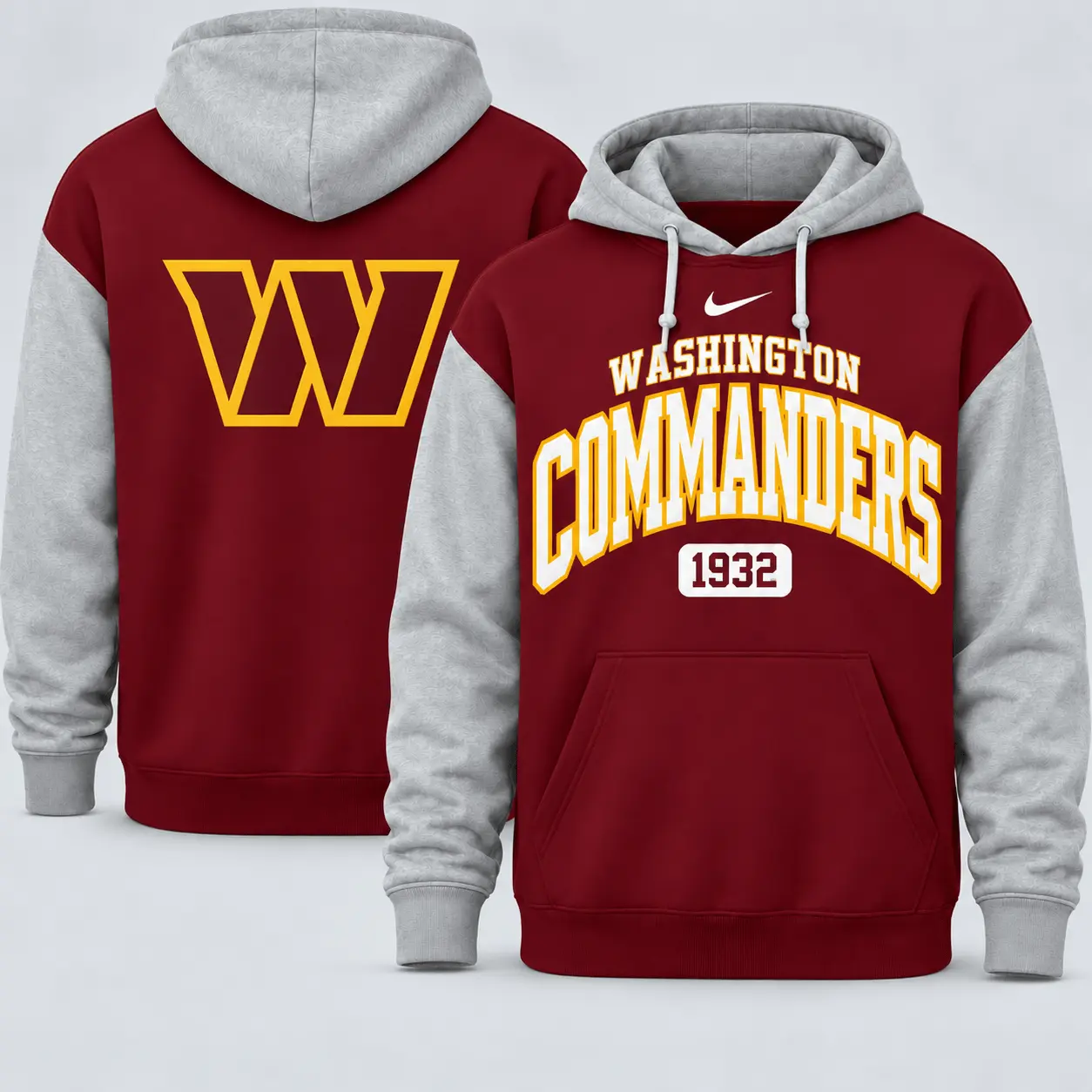 Washington Commanders | Premium NFL Team Spirit Established Year Hoodie TD