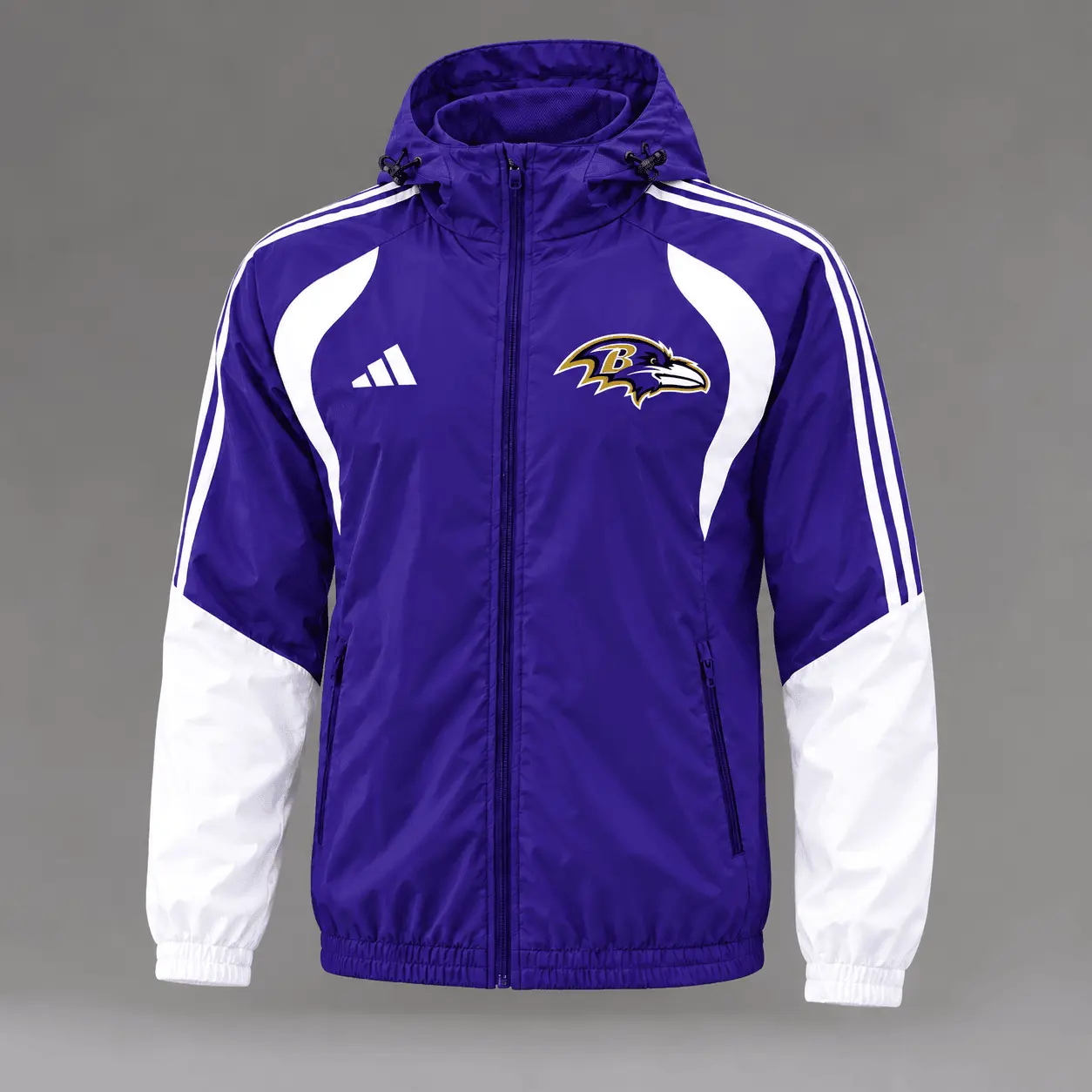 Baltimore Ravens | Premium NFL Game Day Varsity Stripe Tracksuit Set TD - Image 2