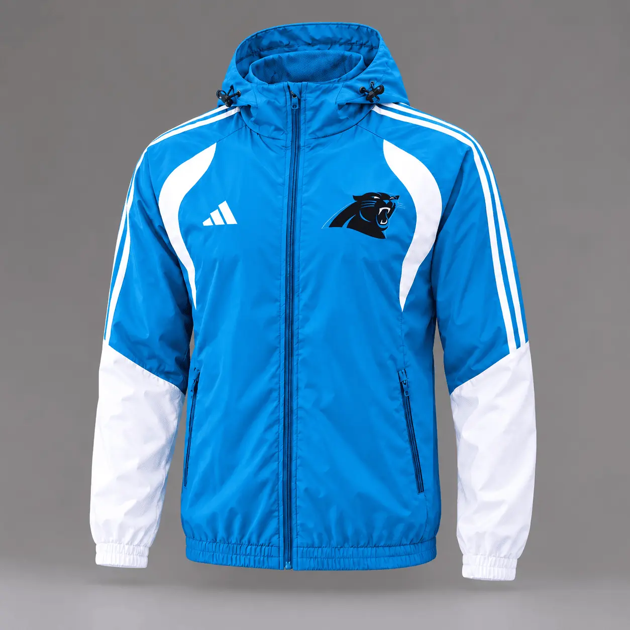 Carolina Panthers | Premium NFL Game Day Varsity Stripe Tracksuit Set TD - Image 2